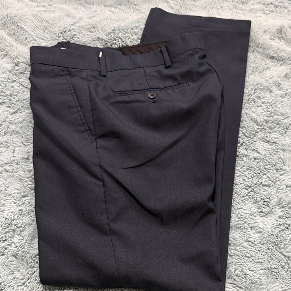 JF J.Ferrar Elegant Dark Blue  Dress Pants